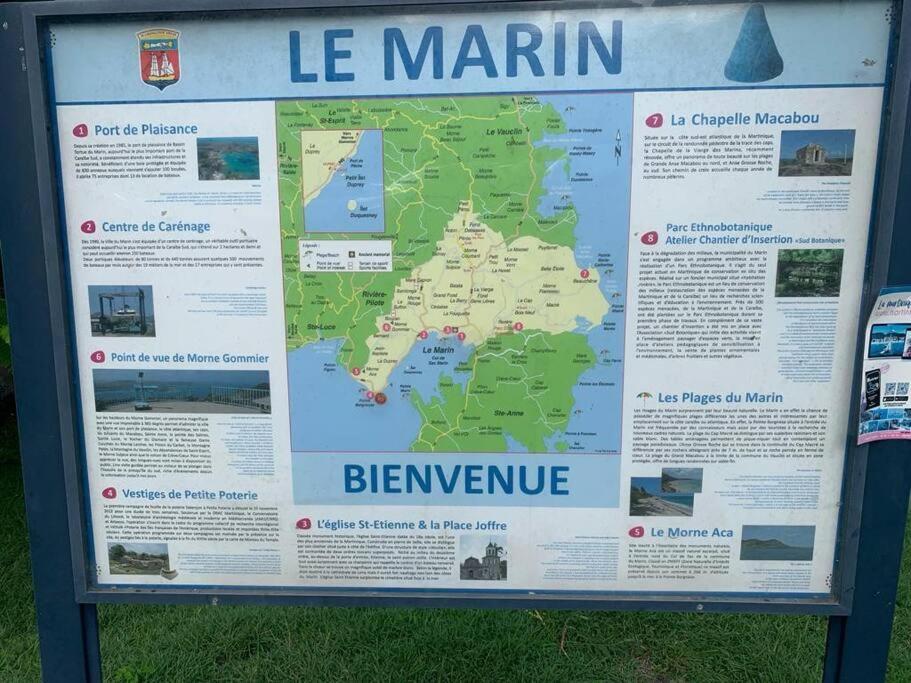 Studio Ti Plezi 26M A 2 Pas Marina Du Marin Climatise Parking Le Marin Kültér fotó